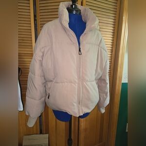 SHEIN Light Beige Puffer Winter Jacket